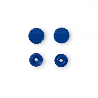 Produktbild von Prym 393116, Nieten-Druckknopf-Verschluss, Polyoxymethylen (POM), Blau, Matte, Rund, 1,24 cm