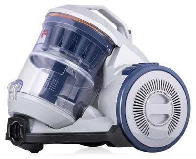 Produktbild von Dirt Devil Staubsauger ohne Beutel DD2501 850W HEPA 12 Filter - 7.5M Reichweite mit Combibrush, Versenkter Bürste und Parkettbürste - 5.5KG Staubsammelbox 1.5L - Grau/Blau