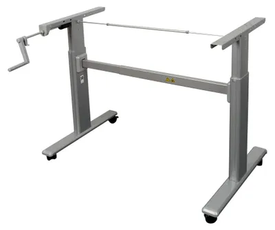 Produktbild von Manuelles höhenverstellbares Schreibtischgestell für Büro und Home-Office 68-109 cm