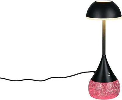 Obrázek produktu pro Stolní lampa LED, kov, černá, senzorový stmívač, V 28,3 cm