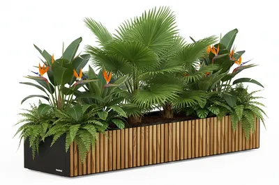 Produktbild von Herstera Garden Deco Planter Xic L 150x40x25 cm