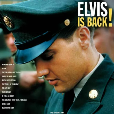 Obrázek produktu pro Elvis Presley - Elvis Is Back! (Yellow Coloured) (LP)