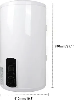 Obrázok produktu pre Ohrievač teplej vody – elektrický 70 l – 2000 W – IPX4 – nastaviteľná teplota – pre kúpeľňu a salón – biela farba