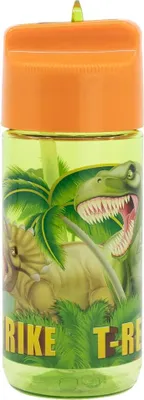 Produktbild von Dinosaurier T-Rex Bronto Kinder Wasserflasche Trinkflasche Flasche 430 ml