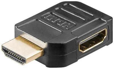 Produktbild von Goobay HDMI F/M 90° SB, HDMI, HDMI, Schwarz