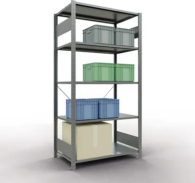 Produktbild von SCHULTE Regal MULTIplus150 12760 Grund 2.000x1.000x600mm 5Böden vz