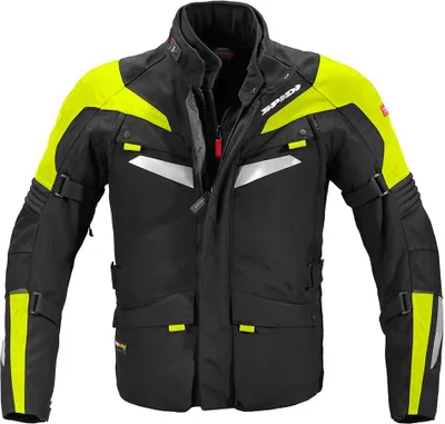 Obrázek produktu pro Textilní bunda na motorku Spidi Alpentrophy H2Out, černá/neonově žlutá, 3XL