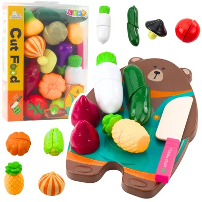 Produktbild von Gemüseschneideset Brettmesser Lernzubehör für Kinder