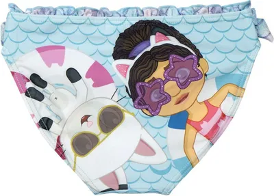 Produktbild von Badeanzug für Mädchen Gabby's Dollhouse Blau - 3 Jahre
