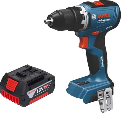 Produktbild von Bosch GSB 18V-65 Professional Akku Schlagbohrschrauber 18 V 65 Nm Brushless + 1x Akku 5,0 Ah - ohne Ladegerät