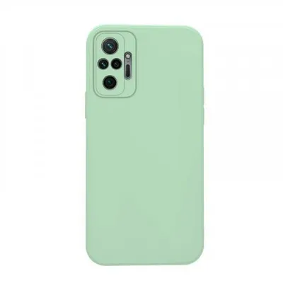 Produktbild von Liquid Silikon Hülle Für Smartphones - Farbe: Türkis - Modellkompatibilität: Für Xiaomi Redmi Note 10 Pro