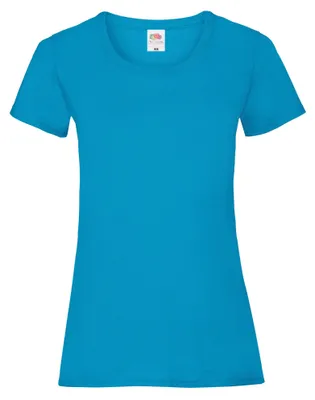 Produktbild von Fruit of the Loom - "Valueweight" T-Shirt für Damen FK3173 (S) (Azure Blau)