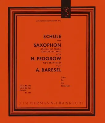 Immagine prodotto di Schule für Saxophon d.e. (Neubearbeitung: Baresel)