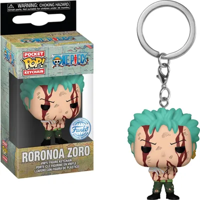 Produktbild von One Piece - Roronoa Zoro   - Schlüsselanhänger Funko Pocket POP! Keychain