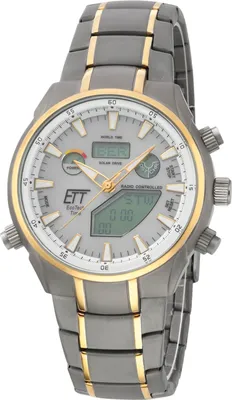 Produktbild von ETT EGT-11336-40M Solar Drive Funkuhr Aquanaut II Titanium Chronograph Herrenuhr