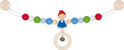Productafbeelding van Goki Babywagenketting voor jongens - Speelgoed voor baby's, meerkleurig
