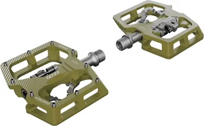 Produktbild von Tatze Hybridpedal CONTACT COMBI moosgrün (ART123)