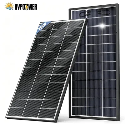 Obrázek produktu pro Solární panel, bifaciální technologie, vysoká účinnost, 200 W, 1 kus