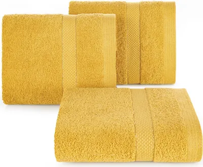 Zdjęcie produktu dla Eurofirany 427924, 70 x 140 cm, Bawełna, Poliester, Żółty, 1 szt.