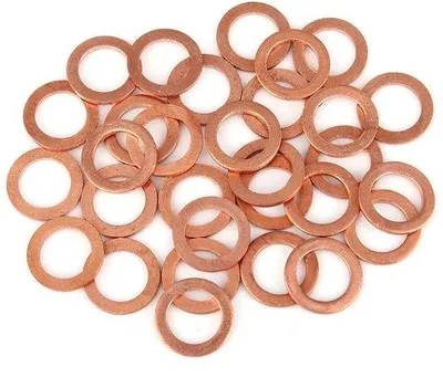 Produktbild von Kupferdichtungssatz - Set aus 30 flachen Kupferdichtungen 12 x 17 x 1,5 mm