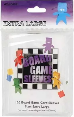 Produktbild von Dragon Shield Brettspielhüllen Extra Groß 65x100 Mm Durchsichtig Durchsichtig One Size