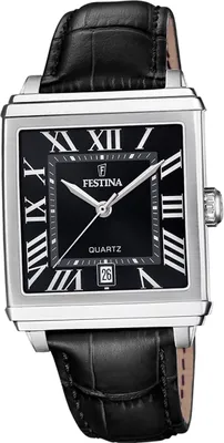 Produktbild von Festina Leder Herren Uhr Armbanduhr schwarz Fashion D2UF20681/3