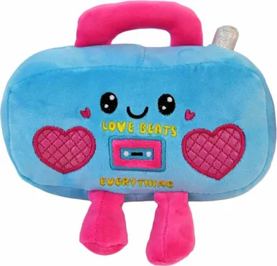 Image de Kawaii Kuscheltier Radio lila - ca. 20 cm