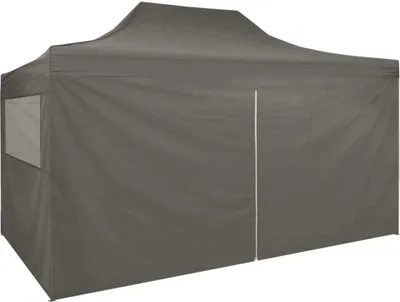 Produktbild von "im Sonderangebot"Garten-Pavillon Wasserdicht Design - Partyzelt/ Festzelt - Pop-Up mit 4 Seitenwänden 3x4,5 m Anthrazit DEMöbel 6705635