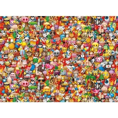 Produktbild von Clementoni Puzzle Emoji Impossible 1000 Teile