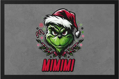 Produktbild von Mimimi Fußmatte Anti Weihnachten Weihnachtshasser Lustig Ironie Xmas