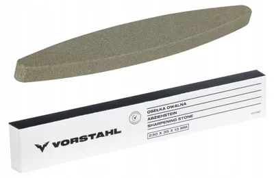 Produktbild von VORSTAHL Ovaler Wetzstein 230x35x13 mm zum Schärfen