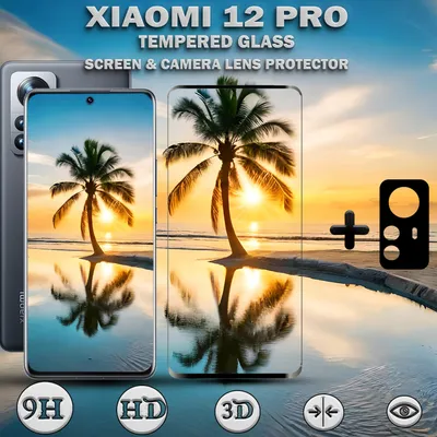 Obrázek produktu pro Ochranný kryt displeje a objektivu Xiaomi 12 Pro z tvrzeného skla 9H