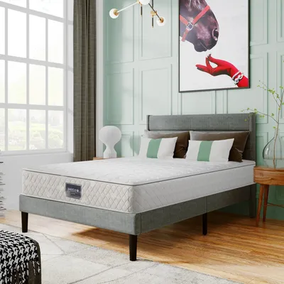 Produktbild von Fortuna Lai Taschenfederkernmatratze 140x200cm, Federkernmatratze 7 Zonen H3 Härtegrad, 25 cm hoch, Taschenfederkernmatratze mit exzellenter Körperanpassung