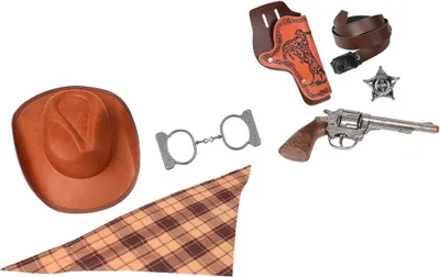 Productafbeelding van Cowboyset met hoed