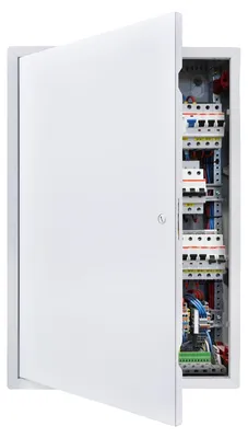 Zdjęcie produktu dla Panel Rewizyjny Vevor 642X438 Mm Ocynkowane Drzwi Zamek Szczelinowy