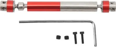 Produktbild von RC Car Center Antriebswelle 65 bis 78 mm Hochfestigkeit Stahl Aluminiumgetriebe für axiale SCX24 1/24 Rot