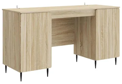 Obrázek produktu pro vidaXL Psací stůl Sonoma dub 142,5 x 50 x 75 cm dřevotřísková deska