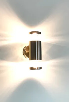 Produktbild von IP44 Up & Down Light Wandleuchte aus Edelstahl Modell 2018105
