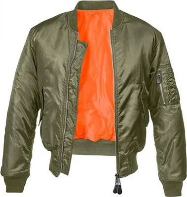 Immagine prodotto di Build Your Brandit 3149 | Bomber da uomo, giacca MA1 - Colore: Olive - Taglia: 4XL