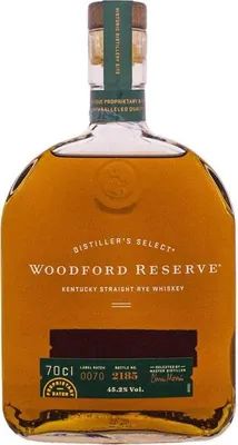 Obrázek produktu pro Woodford Reserve Kentucky Straight Rye Whiskey mit RITZENHOFF Nosing Glas | 45,2 % obj. | 0,7 l