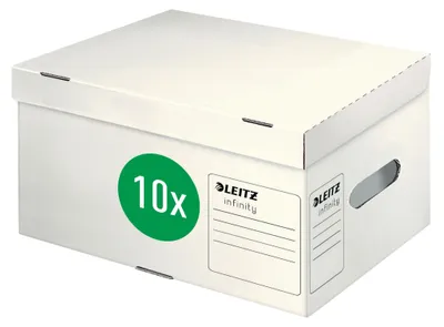 Produktbild von Leitz 61050000, Karton, Weiß, A4, 430 g, 355 x 255 x 190 mm
