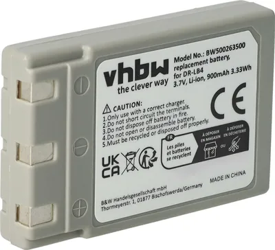 Produktbild von vhbw Akku kompatibel mit Praktica Exakta DC4200 Kamera (750 mAh, 3,7 V, Li-Ion)
