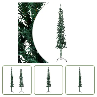 Obrázok produktu pre The Living Store Umelý polovičný vianočný stromček so stojanom Slim Green 150 cm