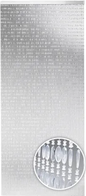 Produktbild von Kobolo kurtyna drzwiowa DIAMONDS 90x200 cm - moskitiera na balkon/taras - kurtyna przeciw owadom do drzwi wejściowych do domu
