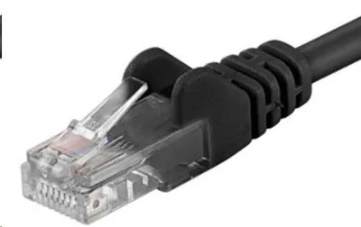 Produktbild von PremiumCord SPUTP002C, 0,25 m, Cat5e, U/UTP (UTP), RJ-45, RJ-45, Schwarz