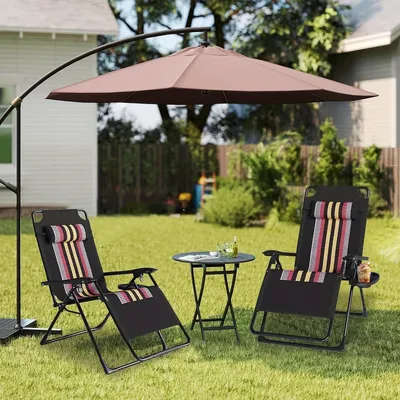 Obrázek produktu pro Skládací zahradní křeslo – zahradní křeslo – křeslo na balkon – křeslo na terasu – křeslo s opěradlem – extra široké, 72 cm