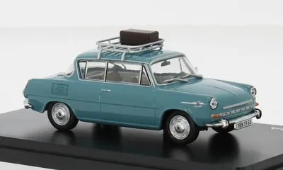 Produktbild von Abrex ABR143AU-721HA - 1/43 Skoda 1100MBX, blau, 1969 - Neu