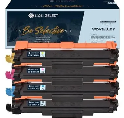 Produktbild von G&G 21134, Schwarz, Cyan, Magenta, Gelb, 4 Stück(e)
