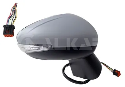 Produktbild von ALKAR 6140886 Außenspiegel Seitenspiegel Rechts für CITROËN C3 Aircross II (2R, 2C) Beheizt Konvex Grundiert Elektrisch