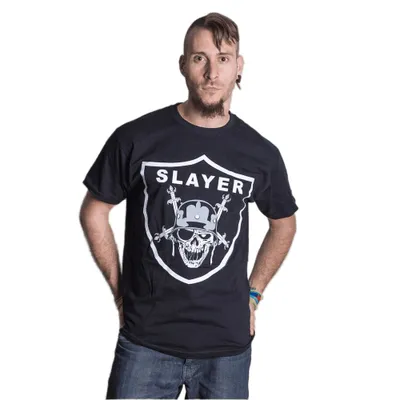 Image de Slayer - T-shirt « Slayders » pour homme/femme, unie RO1819 (XXL) (noir)